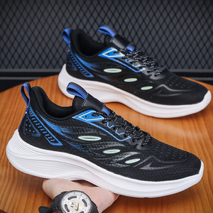Zapatillas Deportivas Casuales de Hombre, Talla Grande, Cómodas, Transpirables, con Parte Superior de Malla Elástica, para Caminar en Verano - Product Image 5