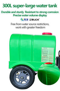 LICHI Nouvelle machine de nettoyage de canalisations diesel - <span class=keywords><strong>Nettoyeur</strong></span> <span class=keywords><strong>haute</strong></span> <span class=keywords><strong>pression</strong></span> avec débit de 7,9 GPM, réservoir d'eau de 300 L et pompe - Product Image 2