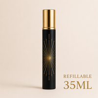 Flacon vaporisateur de parfum vide rechargeable 35 ml, atomiseur de voyage, mini flacon de parfum portable à brume fine avec logo personnalisé, vente en gros