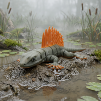 Modèle de lézard imprimé en 3D avec articulations mobiles, imprimé en PLA, personnalisable et disponible pour l'achat en gros