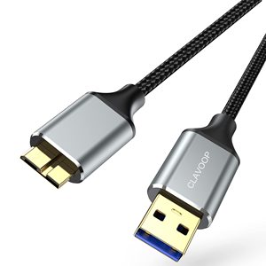 <span class=keywords><strong>Cable</strong></span> de Carga USB A a Micro B para <span class=keywords><strong>Disco</strong></span> <span class=keywords><strong>Duro</strong></span>, <span class=keywords><strong>Cable</strong></span> SATA <span class=keywords><strong>Externo</strong></span> de Alta Velocidad para HDD/SSD, Compatible con Teléfono - Product Image 1