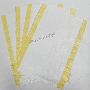 Bolsas tejidas de polipropileno plástico PP 25KG 50KG al por mayor para semillas harina de arroz grano para uso alimentario - Product Image 1