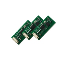 Lector de Tarjetas de Proximidad RFID ISO 14443A de 13.56MHz, Módulo Negro Impermeable IP68 de Seguridad Inteligente, Salida Wiegand para Cerradura de Puerta