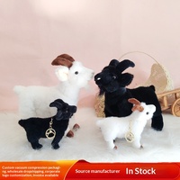 Peluche Mouton de Simulation pour Enfants, Jouet à Lancer pour Mariage, Rembourrée en Coton PP, Vente en Gros