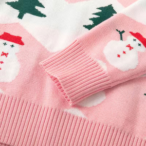 Pulls d'hiver pour enfants, vêtements en tricot, pulls de Noël pour filles et garçons avec motif dinosaure - Product Image 5