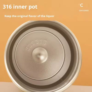 Tasse à café isotherme en acier inoxydable avec affichage de la température et logo personnalisé, gourde intelligente, vente chaude - Product Image 4