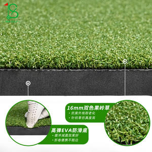 Tapis de golf 1,2x1,5m, gazon d'entraînement épaissi antidérapant avec accessoires pour l'entraînement du swing - Product Image 5