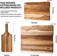 Planche à découper en bois pour la cuisine, planche à découper épaisse, grande planche à découper en bois, plateaux en bois pour dinde, viande, fruits