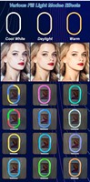 Photomaton pour mariage en métal avec trépied séparé pour iPad, machine à selfie avec anneau lumineux