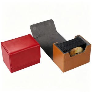 Boîte de rangement pour cartes résistante à l'eau, élégante et compacte, protège jusqu'à 100+ cartes de taille standard pour les passionnés de cartes - Product Image 1