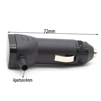 Adaptateur de chargeur d'alimentation de véhicule de haute qualité DC voiture allume-cigare prise mâle avec interrupteur marche/arrêt voyant