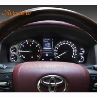 Pantalla de medidor de cabina Virtual 12,3 para Toyota Land Cruiser LC200 2008-2020 Panel de instrumentos de grupo Digital Multimedia AutoPlayer