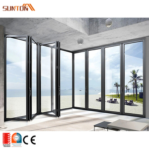 <span class=keywords><strong>Accordéon</strong></span> en aluminium imperméable personnalisé bi porte pliante australienne patio balcon portes de dossier horizontales en aluminium avec <span class=keywords><strong>store</strong></span> - Product Image 3