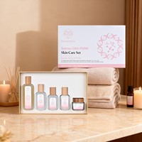 Kit de Soins Réparateurs pour Peaux Sensibles Abîmées par les Stéroïdes, Apaisant les Rougeurs, à base d'Oligopeptide-1 Fermenté, d'Oligopeptide-3 et de PDRN d'ADN de Saumon