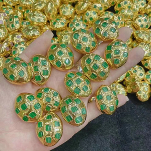 Perles synthétiques ovales multicolores de marque Bangmingwei, prix d'usine, vente chaude, pour la fabrication de bijoux - Product Image 1