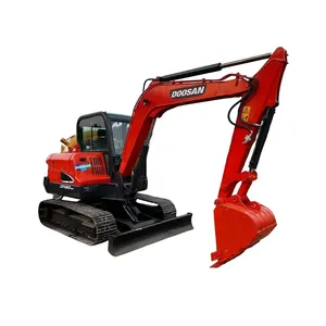6-ton small Doushan DX60 crawler excavator, sold at wholesale price, with shipping fees included for larger quantities