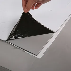 Pellicola protettiva in Polifilm pellicola protettiva in bianco e nero Pe per impiallacciatura di alluminio