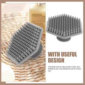 Mini Facial Blackhead Clean Scrubber Silicone Face Wash Deep Clean Shave Massage Face <b>Scrub</b> <b>Brush</b> Beauty Shower Skin Care Tool - Product Image 2
