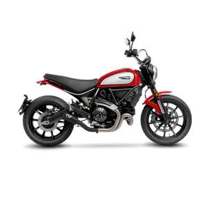 LV-10 sistema di scarico completo nero per DUCATI SCRAMBLER 800 icona/icona scura/turno di notte/urbano MOTARD 2021-2022 modello 16730 - Product Image 1