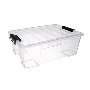 11L hộ gia đình công suất nhỏ phòng trẻ em Đồ chơi búp bê truyện tranh tổ chức Hộp nhựa lưu trữ có nắp - Product Image 1