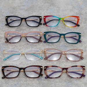 5044 Photochromic High Quality <strong>Cat</strong> Eye Spring Hinge Computer Blue Light Blocking Photocromic Eyeglasses Glasses Frames - Product Image 4