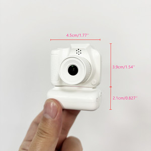 Trắng hồng màu xanh nhỏ vui DV Máy Ảnh 1080P Túi Keychain máy ảnh với 1.3 ''màn hình - Product Image 2