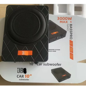 <span class=keywords><strong>Subwoofer</strong></span> Auto Ultra Sottile ad Alta Potenza con Bassi Puri, Altoparlante a Bobina Singola con Cono in Carta per Modifiche Audio Auto 12V DC - Product Image 1