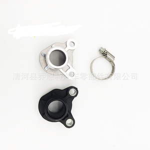 Accesorio para tubería de agua Bmw 11537541992, aluminio, plata, plástico, negro, para reparación y reemplazo de manguera de refrigerante - Product Image 1
