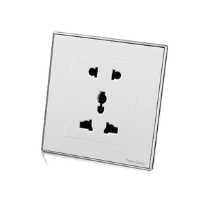 Prise murale AC 110V~250V 5 pôles, prise standard britannique avec panneau tactile, 10A, matériau PC, reconnue à l'international - Product Image 6