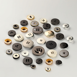 Tùy Chỉnh Kim Loại Kẽm Hợp Kim Nút Cho Quần Áo Áo Khoác Áo 4 Lỗ Áo Sơ Mi May Nút Trang Phục Hàng May Mặc Phụ Kiện - Product Image 3