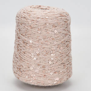 Chaude 60% Angora lapin cheveux vison fil 3MM + 6MM paillettes <span class=keywords><strong>1KG</strong></span> pour tricot à la main couture tissage broderie recyclé caractéristiques - Product Image 4