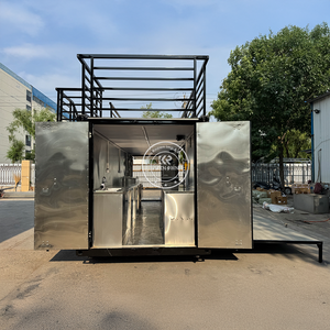 Moderne commerciële keukencontainer met roestvrijstalen binnenruimte, op maat gemaakt project, mobiel restaurant - Product Image 5