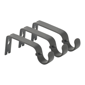 Vhxjns — <span class=keywords><strong>support</strong></span> de tringle à <span class=keywords><strong>rideau</strong></span> de fenêtre, en alliage d'aluminium, pour montage au <span class=keywords><strong>plafond</strong></span> ou mural - Product Image 5