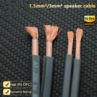 Câble d'alimentation Hifi à longueur personnalisable YIVO XSSH 4N en cuivre avancé pour haut-parleur Hifi, son de qualité supérieure, câble pour haut-parleur multimédia et de scène