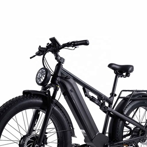 Bicicleta Eléctrica de Montaña de Aluminio con Motor Dual de 2000W, 7 Velocidades, Neumáticos Anchos, Batería Eléctrica de 63V 30AH, Freno Hidráulico - Product Image 5