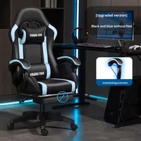 Chaise de jeu ergonomique extra large et confortable Siège d'ordinateur réglable pour une longue séance pour Internet Cafe Dortoir en métal