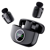 Untuk Mini 2 Wireless Lavalier Mic AI Noise Cancellation App Control 30H Battery Life iPhone 15/16/17 Android Vlogging Live