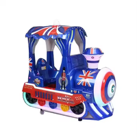 Game Center Machine de jeu d'arcade à pièces pour enfants Machine de jeux d'amusement à bascule pour enfants Écran MP5 Cartoon Train Kiddie Ride