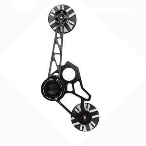Tendeur de chaîne de vélo pliable en alliage d'aluminium aéronautique, guide 10T, réglage de la vitesse du dérailleur pour vélos pliants Brompton - Product Image 4