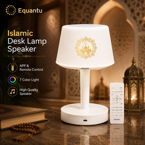 Islamic Quran Player <b>Speaker</b> With Touch Control <b>LED</b> Desk Lamp 7 Color Light <b>Bluetooth</b> Audio Player For Muslims Quran <b>Speaker</b> - Product Image 2