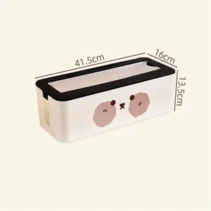 High Quality Cable Organizer Box to Hide The Electrical Wires Under Desk Cable Management Box for Home Office Organization