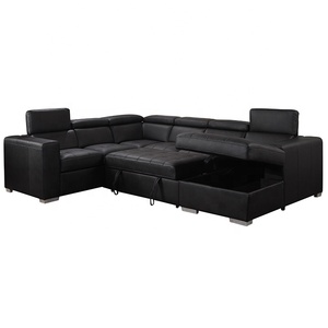 أريكة سرير عصرية من المصنع، طقم أريكة على شكل حرف U لغرفة المعيشة مع مقعد زاوية ومقعد حب وكرسي استرخاء - Product Image 6