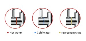 Buder Taiwan เครื่องจ่ายน้ำไฟฟ้าขนาดกะทัดรัด, 4 in 1ก๊อกน้ำร้อนทันทีพลาสติกสำหรับใช้ในโรงแรมในครัวเรือน - Product Image 3