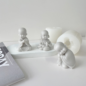 Little Monk Khuôn Hương Liệu Khuôn Thạch Cao Silicon Trang Trí Hương Liệu Thủ Công Tự Làm Cho Xe Hơi Bằng Đá Mở Rộng Tự Làm - Product Image 3