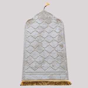 2025 personalizzabile di alta qualità moderno pellegrinaggio stuoie Raschel tessuto Jacquard peluche pizzo floreale finiture dirette cina - Product Image 1