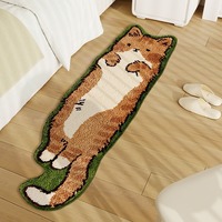 Tapis de chambre à coucher en peluche ultra doux 12mm d'épaisseur Shaggy antidérapant lavable en Machine tapis de sol confortable