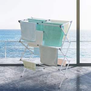 <span class=keywords><strong>เครื่อง</strong></span><span class=keywords><strong>อบ</strong></span><span class=keywords><strong>ผ้า</strong></span>โลหะแบบพับได้3ชั้นชั้นชั้นแขวน<span class=keywords><strong>ผ้า</strong></span>ขนหนูใช้งานได้สำหรับใช้ในบ้านระเบียง - Product Image 5