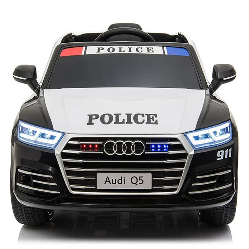 newest factory prices Licenced big ride on police car for boy 12v kids electric car hotsales baby ride on cars remote control