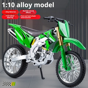 Modelo de Coche Todoterreno Kawasaki de Aleación Fundida a Presión, Escala 1:10, con Sonido de Alta Simulación, Juguete para Niños, Adorno, Regalo, Hecho de Metal - Product Image 2