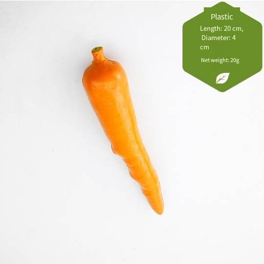 Plastic carrot